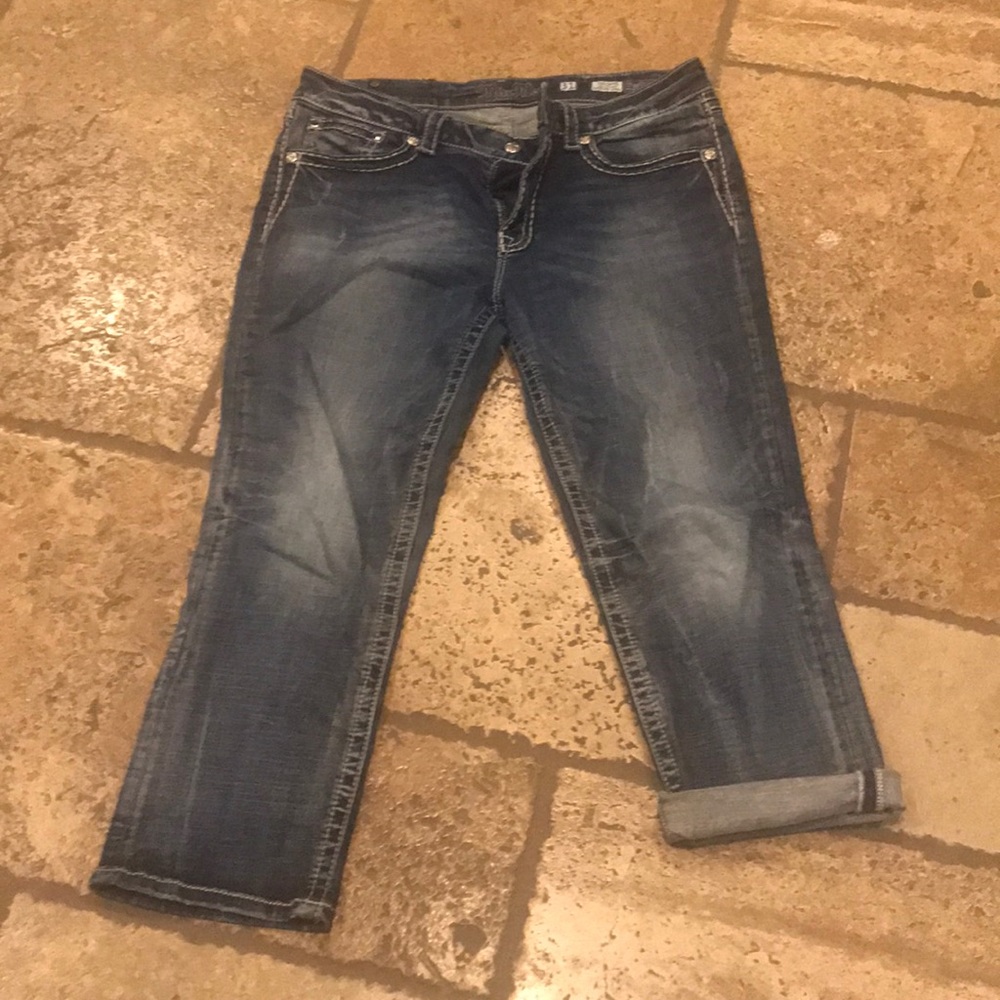 Miss Me Boyfriend Capri Jeans